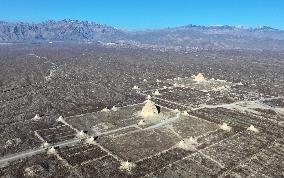 Western Xia Mausoleum Landscape