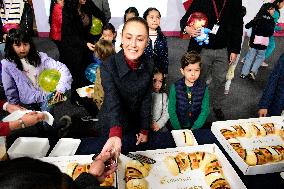 Mexican President Claudia Sheinbaum Holds Briefing Conference - Mexico