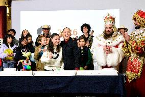 Mexican President Claudia Sheinbaum Holds Briefing Conference - Mexico