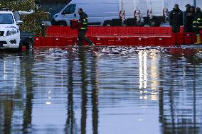 Heavy Rain Causes Red Alert For Aniene River - Rome
