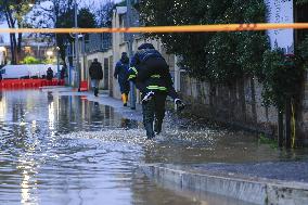 Heavy Rain Causes Red Alert For Aniene River - Rome