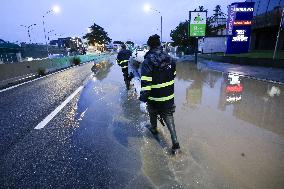 Heavy Rain Causes Red Alert For Aniene River - Rome