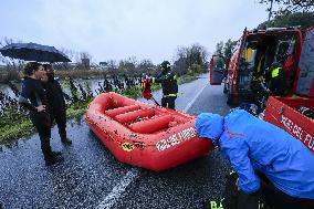 Heavy Rain Causes Red Alert For Aniene River - Rome