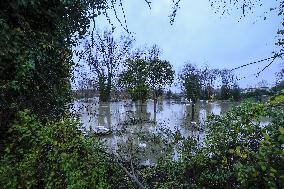 Heavy Rain Causes Red Alert For Aniene River - Rome