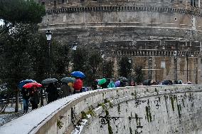 Tiber Banks Closed Due To Flooding - Rome