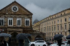 Tiber Banks Closed Due To Flooding - Rome