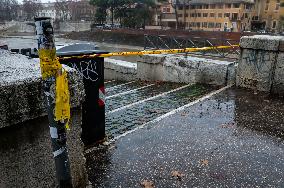 Tiber Banks Closed Due To Flooding - Rome