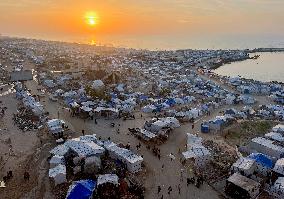 Gaza Seaport Sunset
