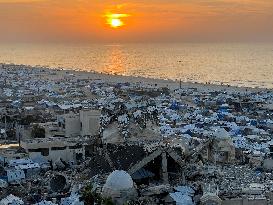 Gaza Seaport Sunset