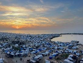 Gaza Seaport Sunset