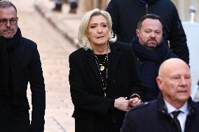 Marine Le Pen At Brigitte Bardot Funeral - Saint-Tropez