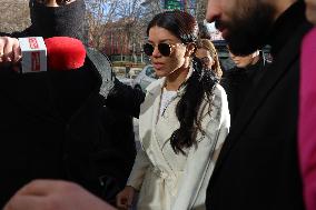 Ilia Topuria and His Ex-Wife in Court - Mostoles, Spain