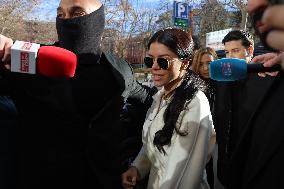 Ilia Topuria and His Ex-Wife in Court - Mostoles, Spain