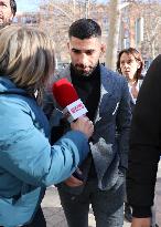 Ilia Topuria and His Ex-Wife in Court - Mostoles, Spain