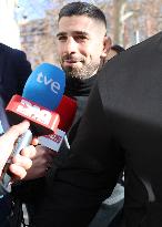 Ilia Topuria and His Ex-Wife in Court - Mostoles, Spain