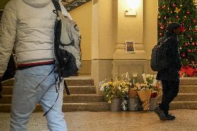 Crans-Montana - Flowers in Memory of Chiara Costanzo - Milan