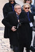 Nicolas Charrier And Family At Brigitte Bardot Funeral - Saint-Tropez
