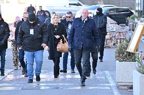 Marine Le Pen At Brigitte Bardot Funeral - Saint-Tropez