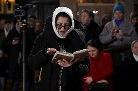 Serbian Orthodox Church Celebrates Christmas - Zagreb