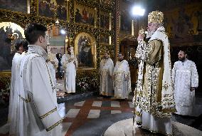 Serbian Orthodox Church Celebrates Christmas - Zagreb