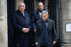 Marie-Josephe Balladur Funeral - Paris