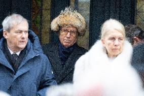 Marie-Josephe Balladur Funeral - Paris