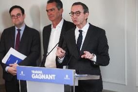 Bruno Retailleau Press Conference - Paris