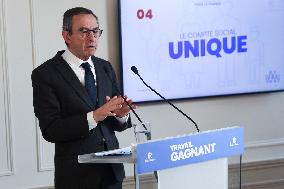 Bruno Retailleau Press Conference - Paris