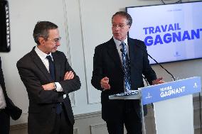 Bruno Retailleau Press Conference - Paris