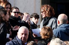 Crans Montana - Riccardo Minghetti's Funeral - Rome