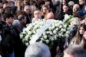 Crans Montana - Riccardo Minghetti's Funeral - Rome