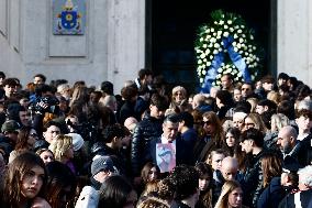 Crans Montana - Riccardo Minghetti's Funeral - Rom