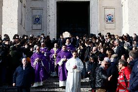 Crans Montana - Riccardo Minghetti's Funeral - Rom
