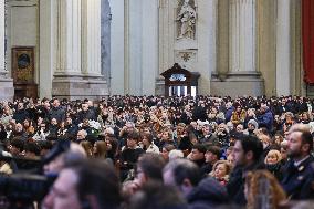 Crans Montana - Funeral of Giovanni Tamburi - Bologna