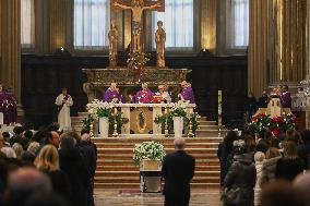 Crans Montana - Funeral of Giovanni Tamburi - Bologna