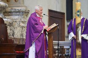 Crans Montana - Funeral of Giovanni Tamburi - Bologna