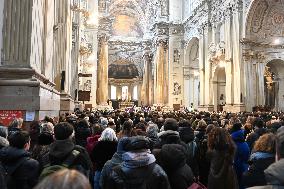 Crans Montana - Funeral of Giovanni Tamburi - Bologna