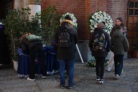 Crans Montana - Funeral of Chiara Costanzo - Mila