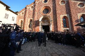 Crans Montana - Funeral of Chiara Costanzo - Mila