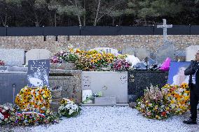 Brigitte Bardot's Grave at The Marine Cemetery - Saint-Tropez