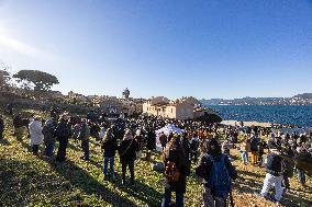 Public Tribute to Brigitte Bardot at The Pre Des Pecheurs - Saint-Tropez