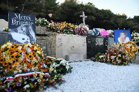 Brigitte Bardot's Grave at The Marine Cemetery - Saint-Tropez