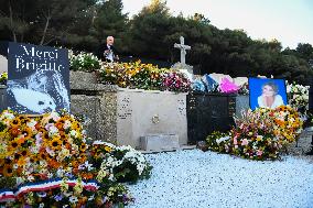 Brigitte Bardot's Grave at The Marine Cemetery - Saint-Tropez