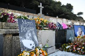 Brigitte Bardot's Grave at The Marine Cemetery - Saint-Tropez