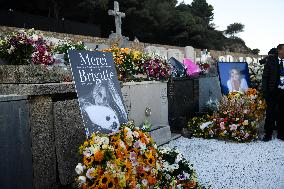 Brigitte Bardot's Grave at The Marine Cemetery - Saint-Tropez