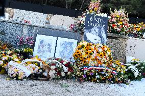 Brigitte Bardot's Grave at The Marine Cemetery - Saint-Tropez