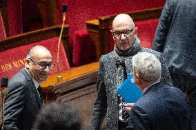 Session of Questions to the Government at The National Assembly - Paris AJ