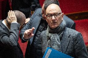 Session of Questions to the Government at The National Assembly - Paris AJ