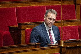 Session of Questions to the Government at The National Assembly - Paris AJ