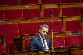 Session of Questions to the Government at The National Assembly - Paris AJ